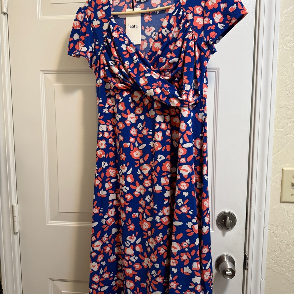 Leota Women's Blue Floral Dress